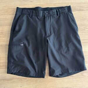 Men's Greg Norman Black Golf Business Casual Shorts Size 32